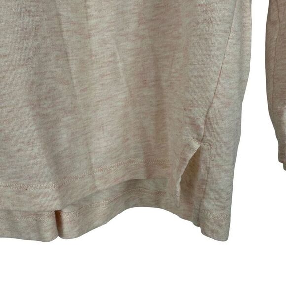 Lou & Grey Pink Heather Long Sleeve T-Shirt Size Small Scoop Neck - Picture 5 of 7